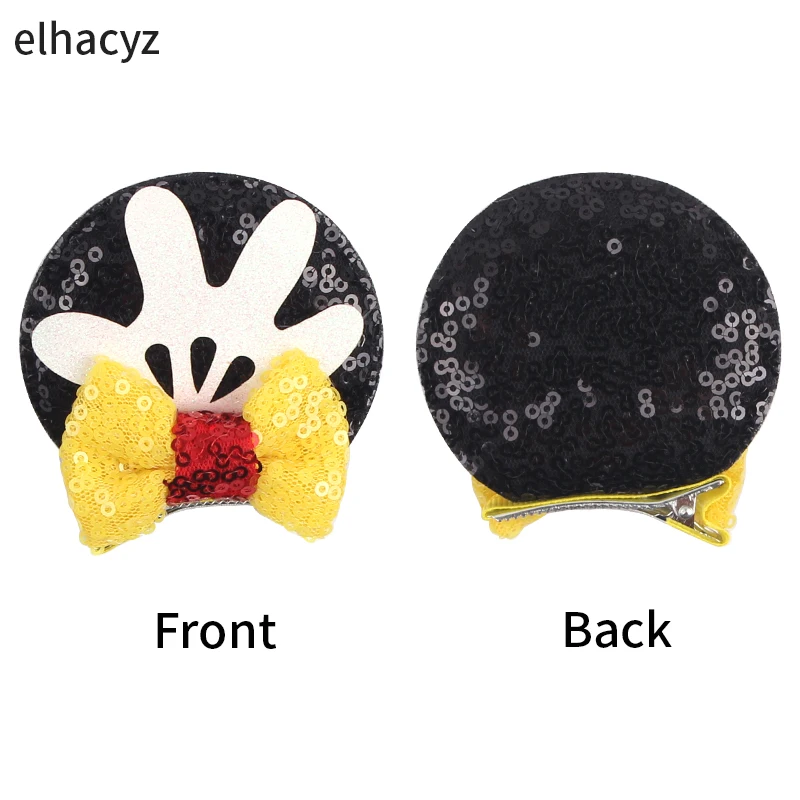 Christmas Sequins Disney Mouse Ears Hair Clip For Girl Festival Trip Glitter Hairpins Children Birthday Party DIY Hair Accessor - Image 6
