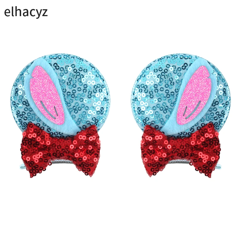 Christmas Sequins Disney Mouse Ears Hair Clip For Girl Festival Trip Glitter Hairpins Children Birthday Party DIY Hair Accessor - Image 5