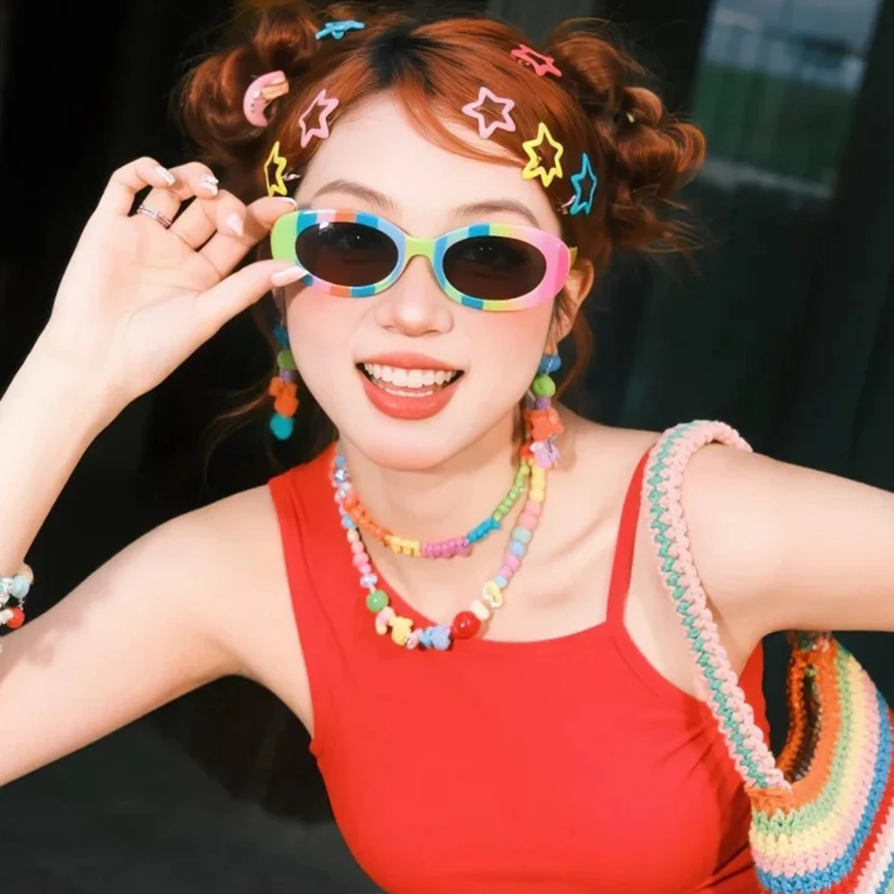10-100pcs Colorful Star BB Hair Clips Girls Y2K Star Barrettes Women Simple Metal Snap Clip Headdress Hair Jewelry Accessories - Image 4